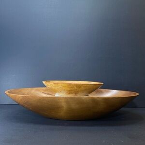 Baribo Craft 🇨🇦 Vintage Maple? Wooden Bowls